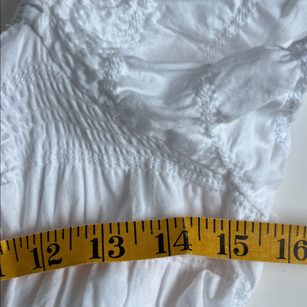 Universal Thread Women’s Flutter Short Sleeve Midi A Line White Dress Summer - Picture 8 of 10